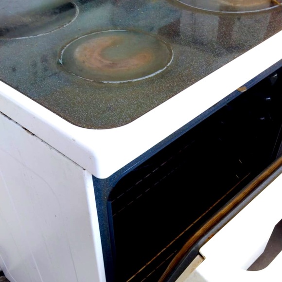 I buy a new gas stove. This is a new gas stove we don’t use it.